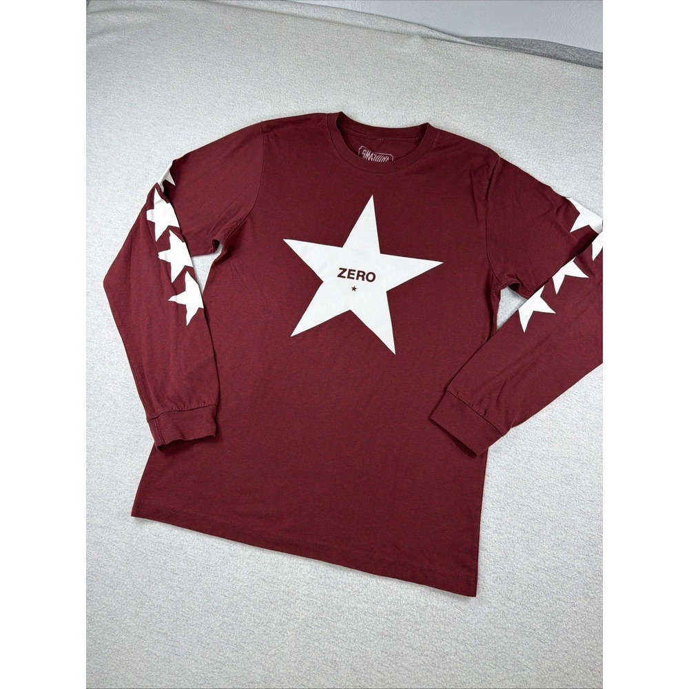 Smashing Pumpkins Long Sleeve Zero Star Size Med Rock and Roll Music Band grunge